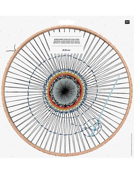 Métier à tisser rond avec fentes 29cm