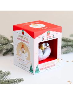 Coffret boule de Noël amigurumi au crochet - L'ange