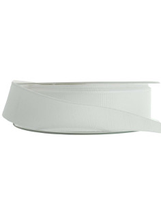 Gros grain monte jupe 25 mm - Blanc 2
