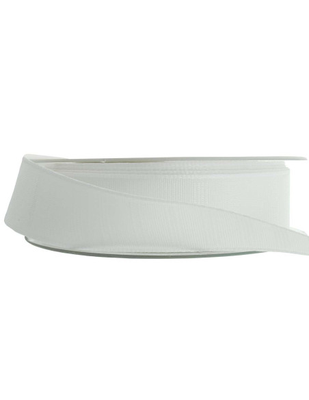Gros grain monte jupe 25 mm - Blanc