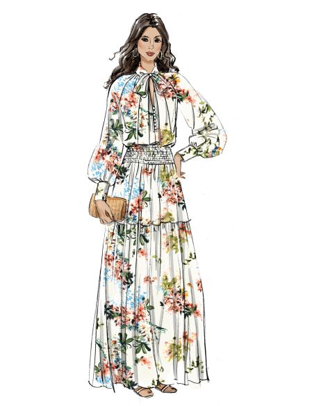 Patron de haut - Vogue 2127