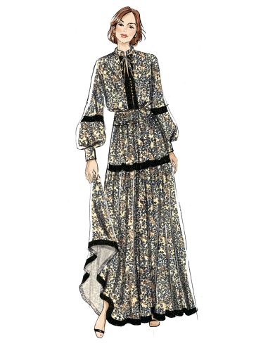 Patron de haut - Vogue 2127