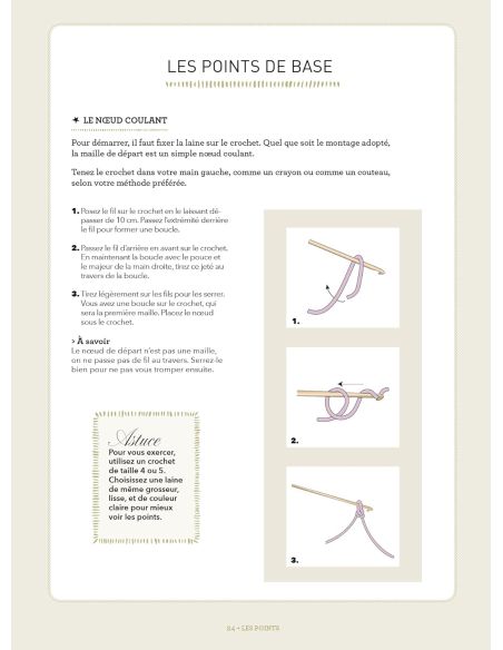 Livre je suis gaucher et je fais du crochet