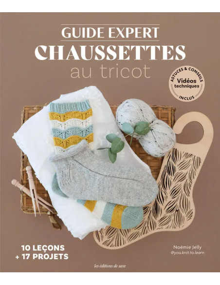Livre guide expert chaussettes au tricot