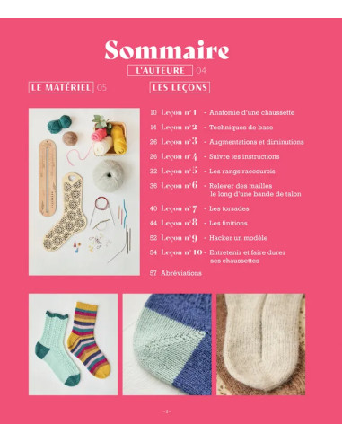 Livre guide expert chaussettes au tricot
