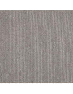 Tissu jersey coton maille fine côtelé - Gris 2