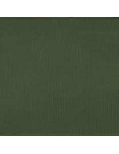 Tissu jersey coton maille fine côtelé - Vert foncé 2