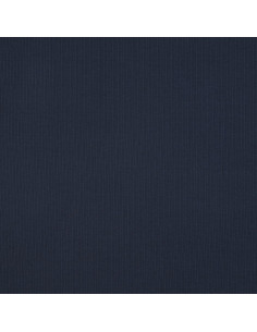 Tissu jersey coton maille fine côtelé - Navy 2