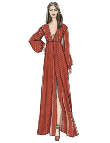 Patron de robe - Vogue 9311