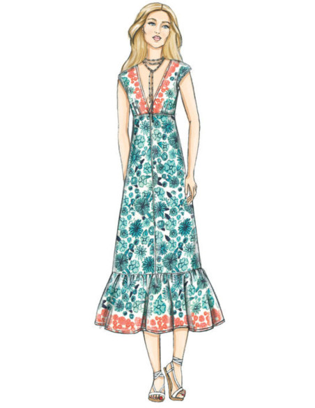 Patron de robe - Vogue 9311