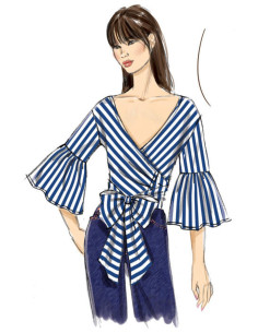 Patron de hauts - Vogue 9315