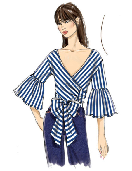 Patron de hauts - Vogue 9315