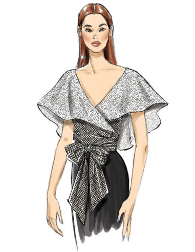 Patron de hauts - Vogue 9315