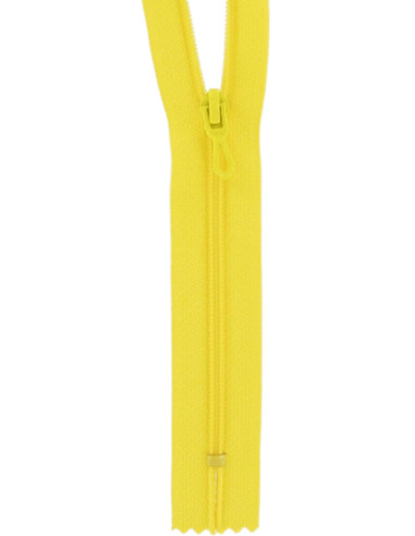Fermeture éclair nylon - Jaune canari