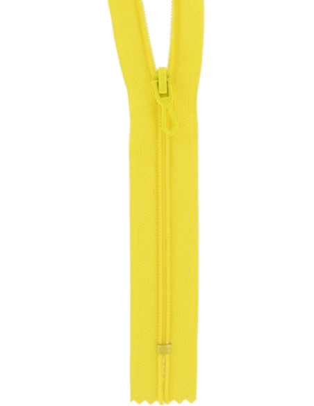 Fermeture éclair nylon - Jaune canari