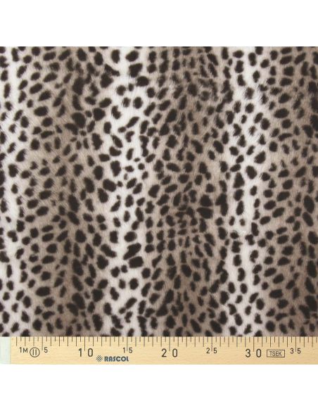 Tissu fausse fourrure animal - Guépard