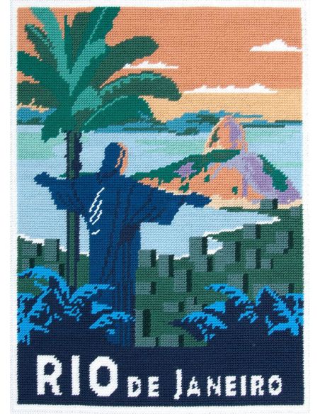 Kit Canevas pénélope DMC - Rio de Janeiro