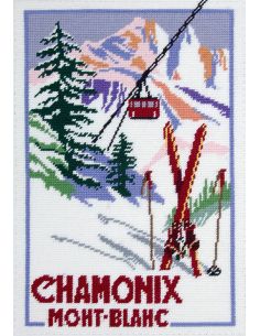 Kit Canevas pénélope DMC - Chamonix