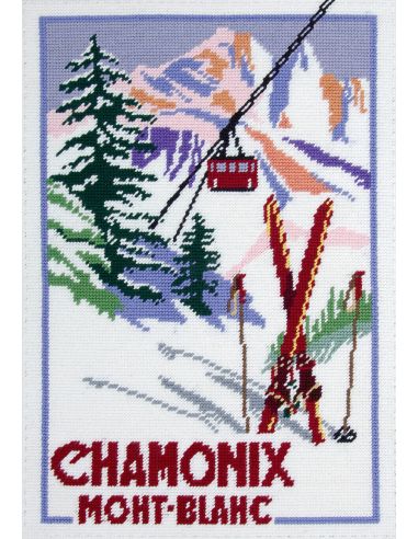 Kit Canevas pénélope DMC - Chamonix