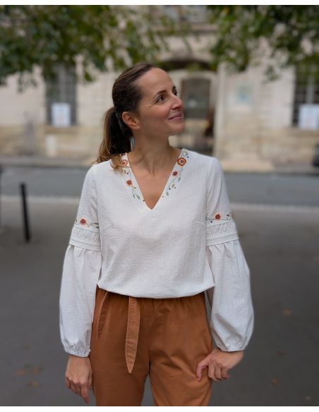 Patron de blouse Myrtille - Anna Rose patterns