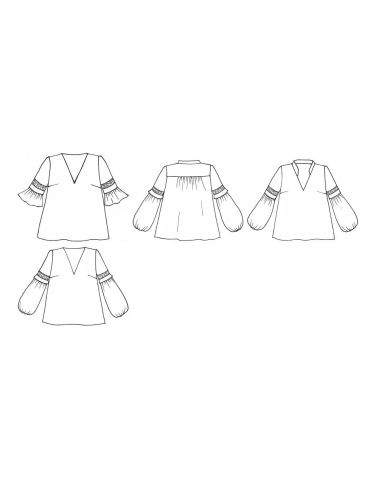 Patron de blouse Myrtille - Anna Rose patterns