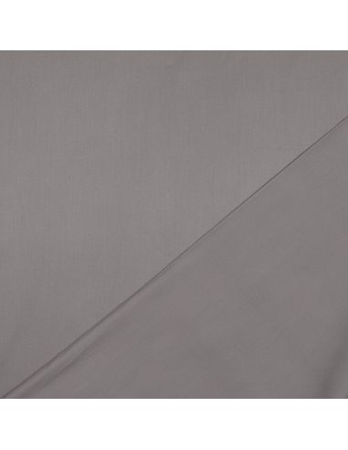 Tissu satin de coton - Gris