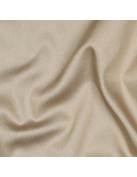 Tissu satin de coton - Beige