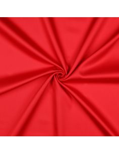 Tissu satin de coton - Rouge