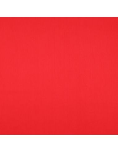 Tissu satin de coton - Rouge