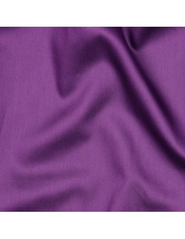 Tissu satin de coton - Violet
