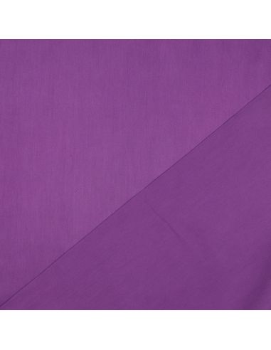 Tissu satin de coton - Violet