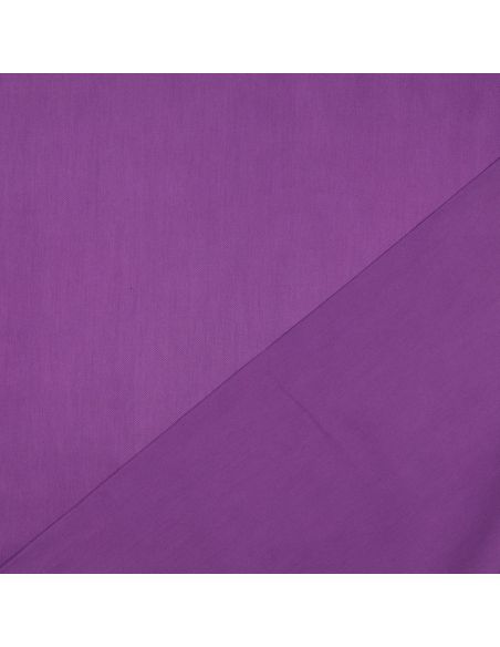 Tissu satin de coton - Violet