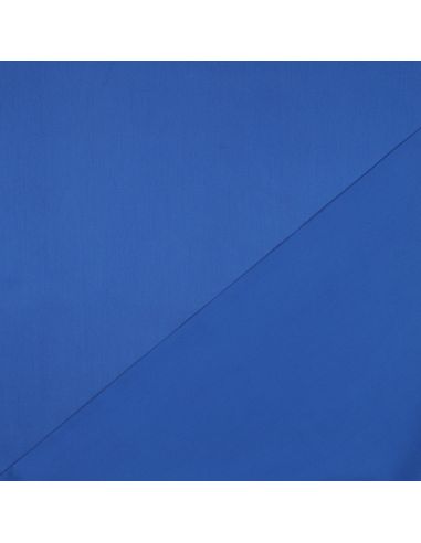 Tissu satin de coton - Bleu cobalt