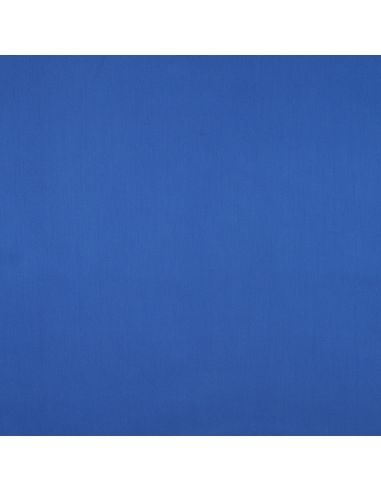 Tissu satin de coton - Bleu cobalt