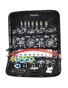 Pochette d´aiguilles à tricoter circulaires en métal ChiaoGoo