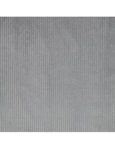 Tissu velours côtelé coton - Gris