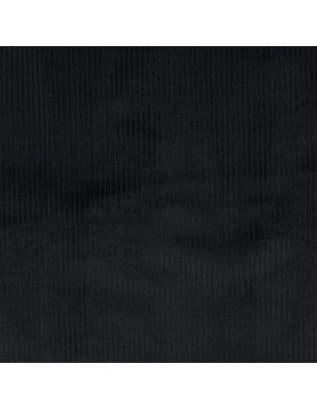 Tissu velours côtelé coton - Noir