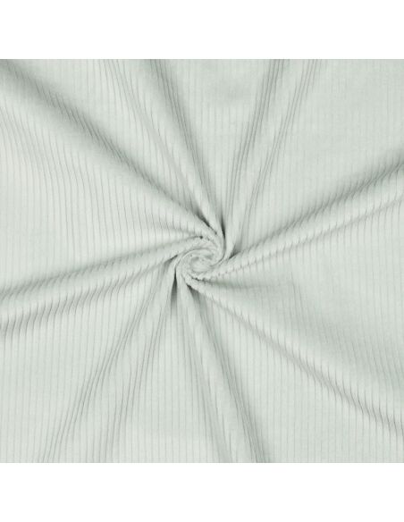 Tissu velours côtelé coton - Menthe glacial
