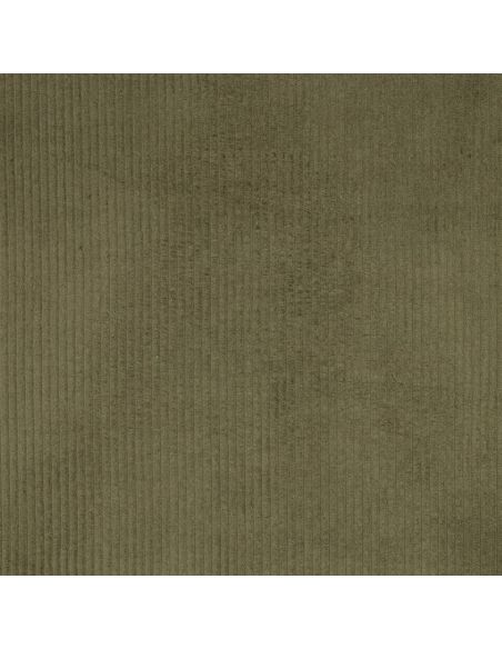 Tissu velours côtelé coton - Vert militaire