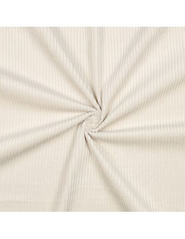 Tissu velours côtelé coton - Sable