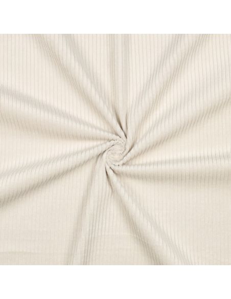 Tissu velours côtelé coton - Sable