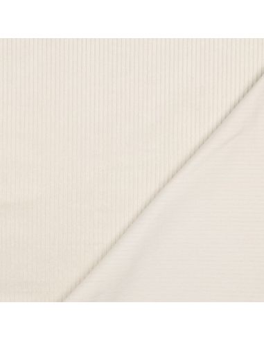Tissu velours côtelé coton - Sable