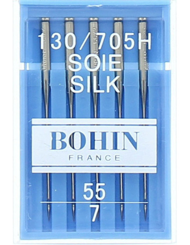 Aiguilles machine spécial soie Bohin