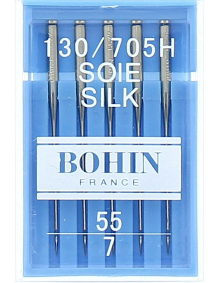Aiguilles machine spécial soie Bohin