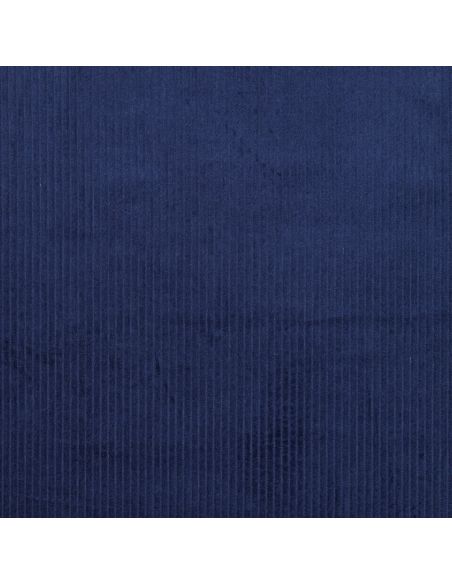 Tissu velours côtelé coton - Cobalt