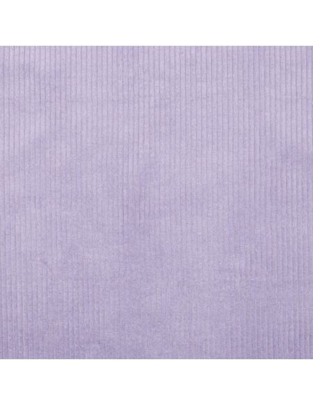 Tissu velours côtelé coton - Lilas