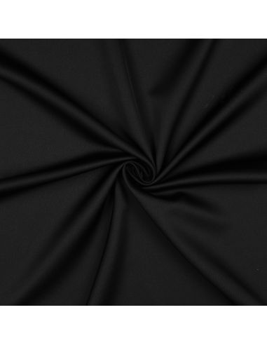 Tissu satin royal - Noir