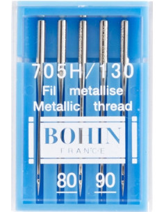 Aiguilles machine fil métallisé Bohin