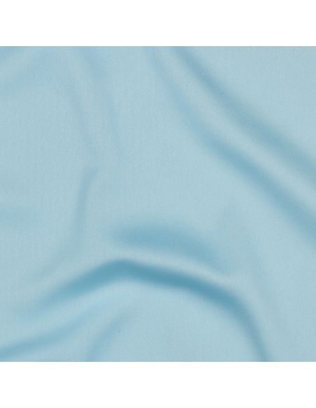 Tissu satin royal - Bleu ciel