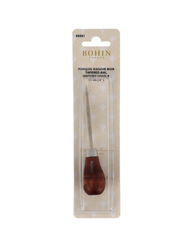 Poinçon manche forme poire en bois Bohin